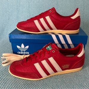 adidas Red and Cream Sneakers